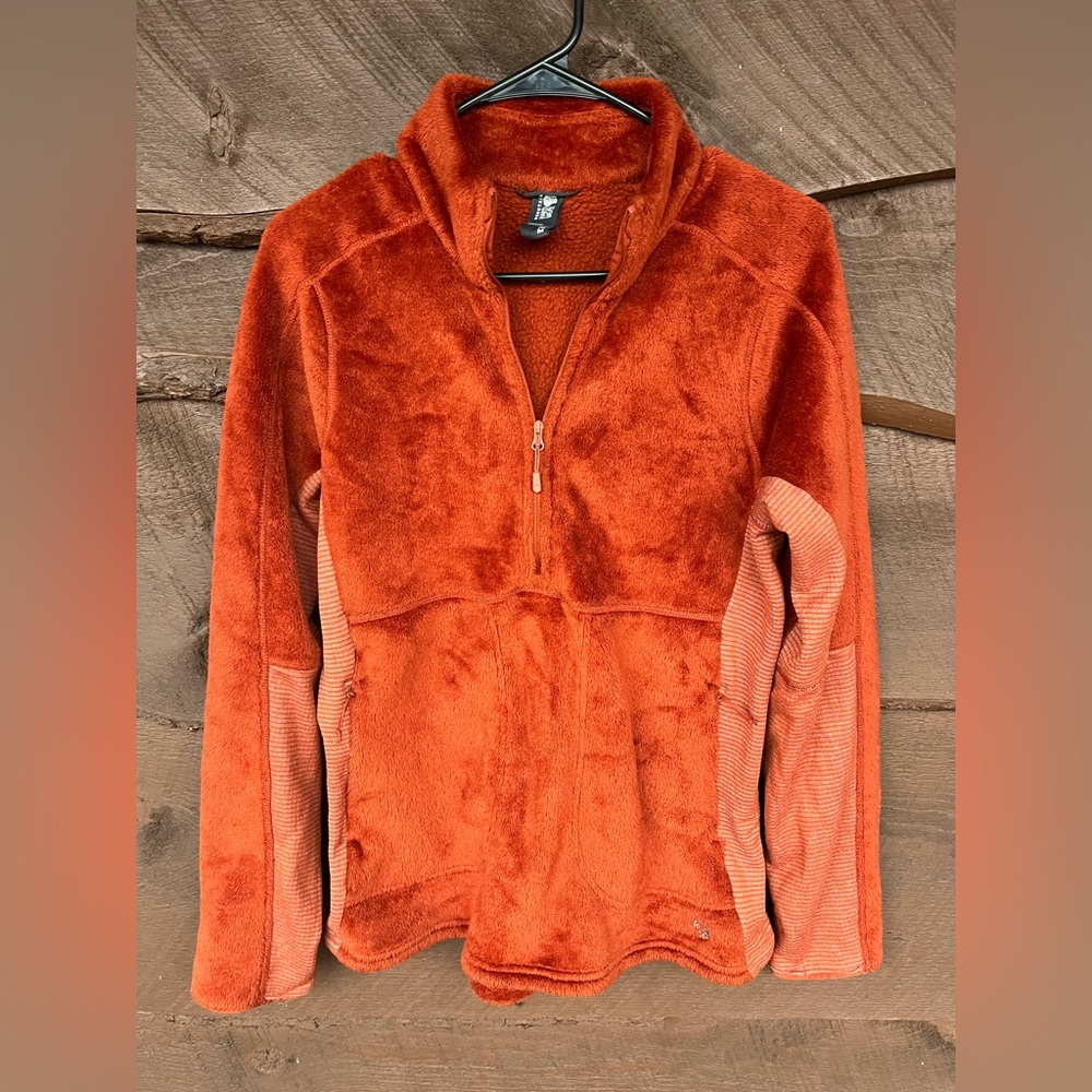 Mountain Hardware Plush Half-Zip Fleece Jacket - Burnt Orange